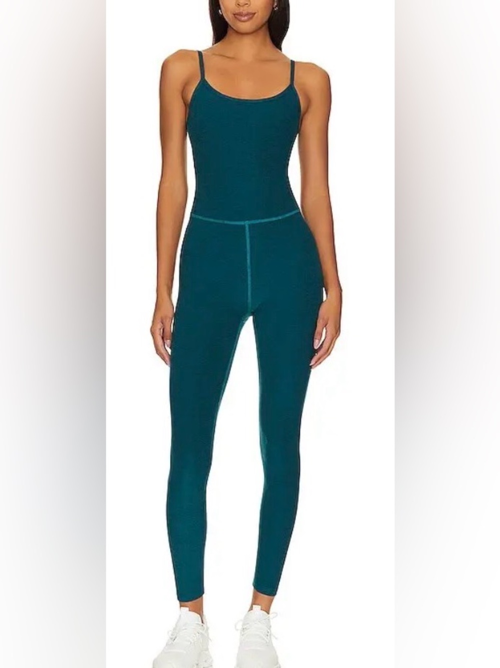 NWT Beyond Yoga XL Lunar Teal Heather Cami Unitard Jumpsuit One Piece USA